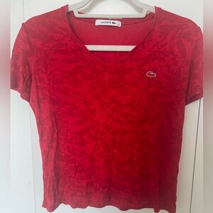 Lacoste woman t shirt size 36